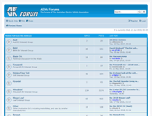 Tablet Screenshot of forums.aeva.asn.au